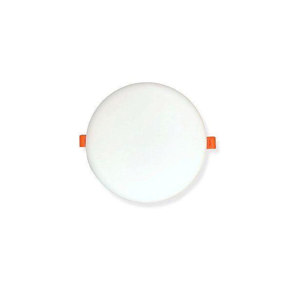 Painel Plafon de Led 24W Redondo De Embutir Borda Infinita