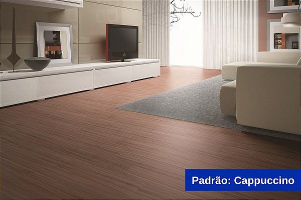 Piso Laminado Cappuccino - Linha Prime