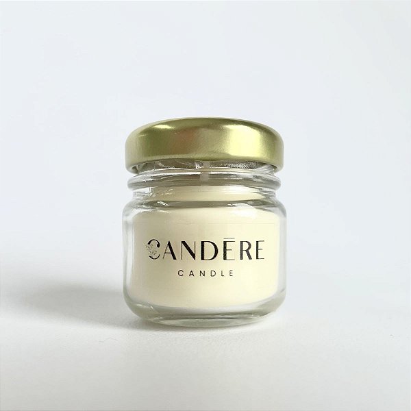 Kit Com 20 Unidades Mini Vela Personalizada Essências Diversas Cera de Coco