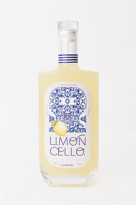Bebida Limoncello 700 ml licor artesanal de limão siciliano