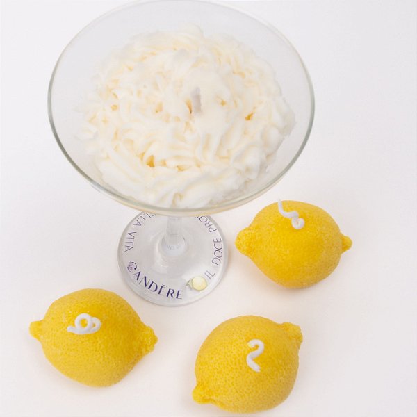 Vela aromática taça limoncello 150g