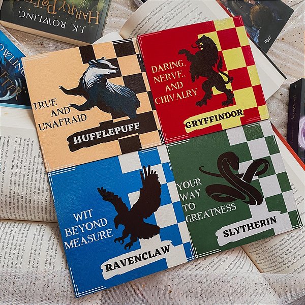 Quadros casas de Hogwarts | Harry Potter | Com suporte