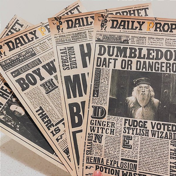 Jornais do Harry Potter