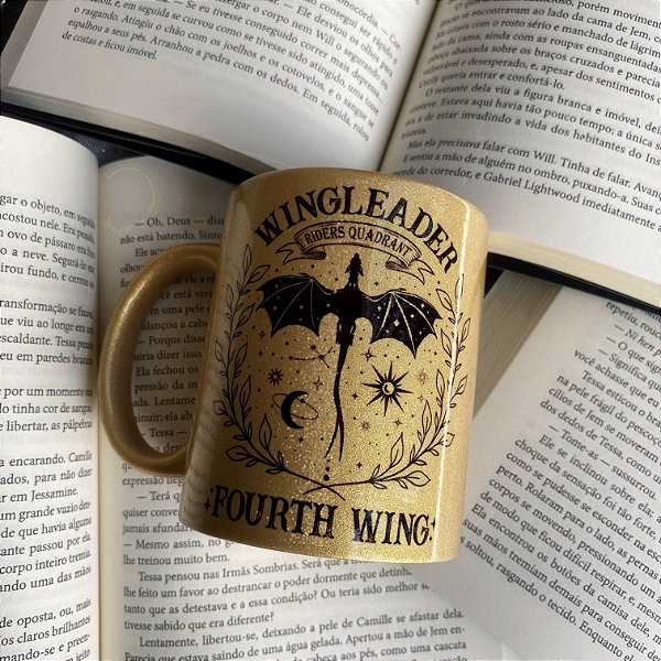 Caneca do livro Quarta Asa