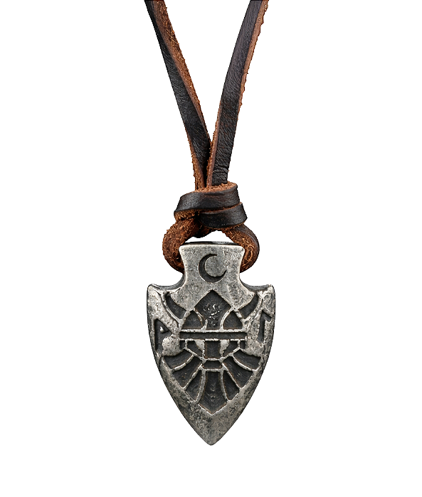 Colar com Pingente Amuleto Lança de Odin