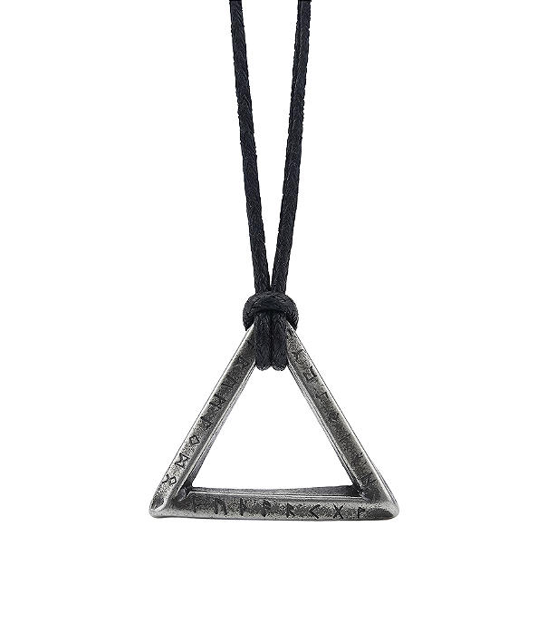 Colar com Pingente Warrior Valknut