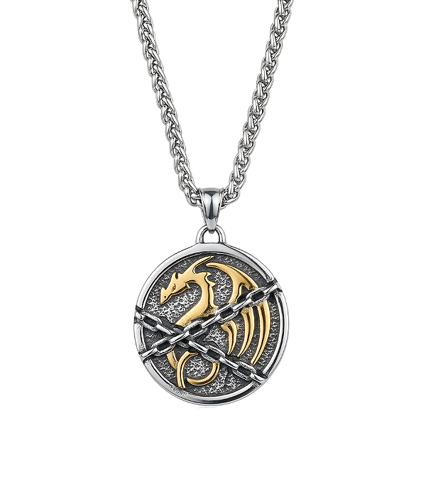 Colar com Pingente Dragão do Norte