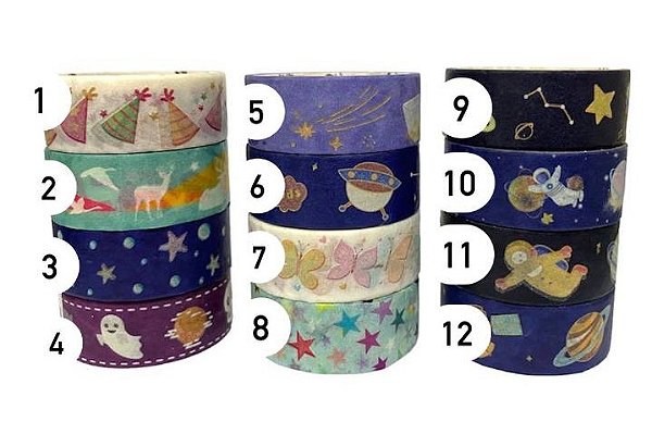 Washi Tape BRW Soul - Brilha no escuro