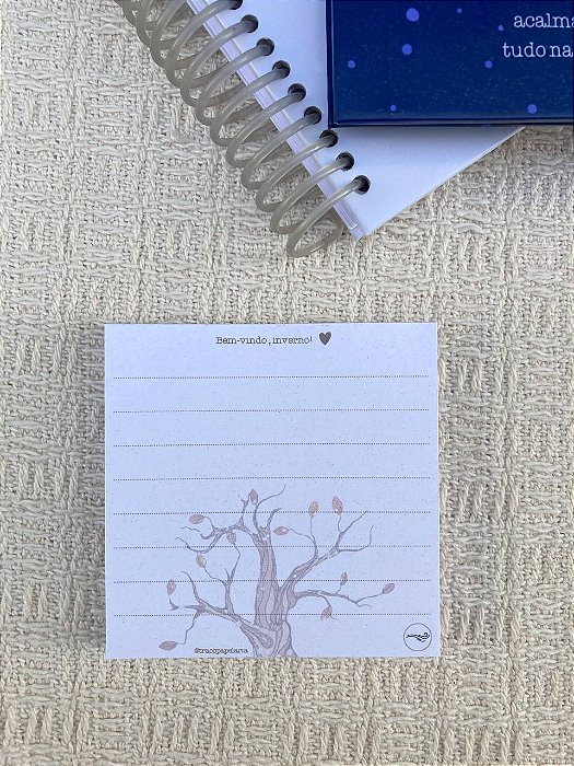 Bloco destacável - Coleção inverno