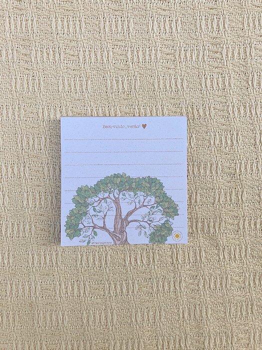 Bloco destacável Verão - Coleção Estações