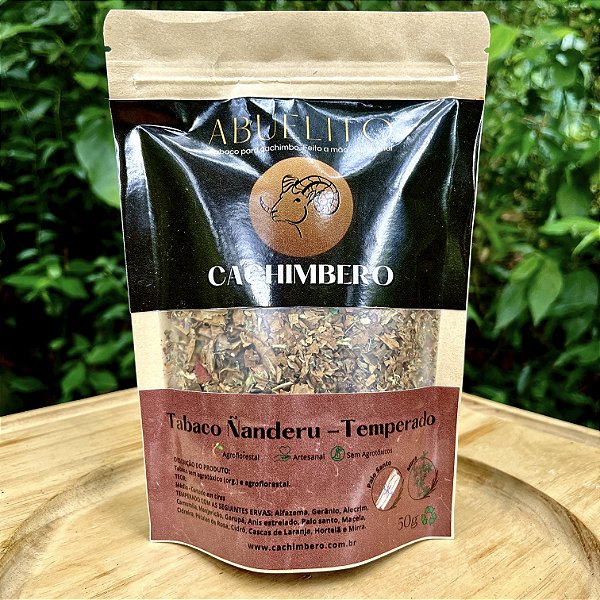 Tabaco Abuelito "Ñanderu" - Temperado - Orgânico tipo Suave