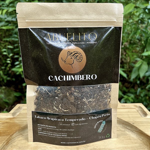 Tabaco Abuelito Arapiraca "Chapeu Preto" - Temperado - Orgânico tipo Forte