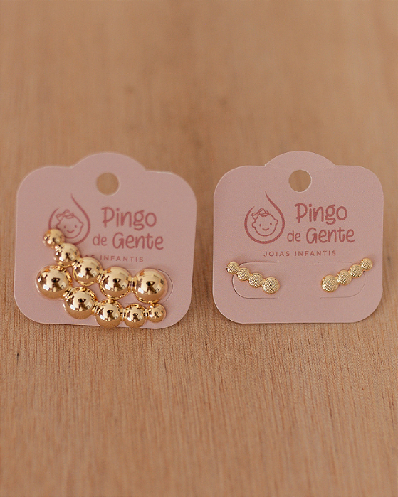 Brincos Mãe e Filha Melissa