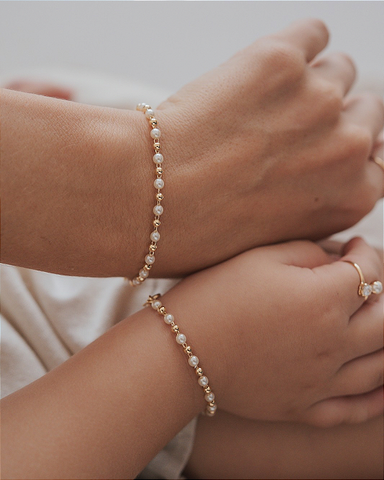 Pulseiras Mãe e Filha Maria