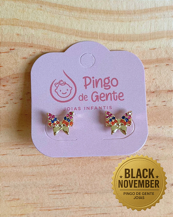 Brinco Rebeca colorido