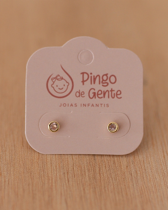 Brinco Malu Rosa Claro
