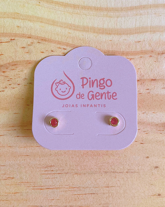 Brinco Malu Rosa Fúscia
