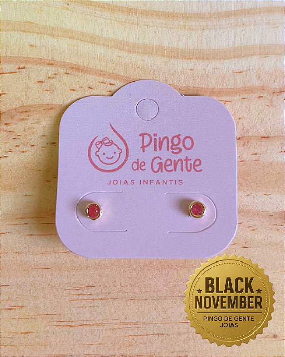 Brinco Malu Rosa Fúscia