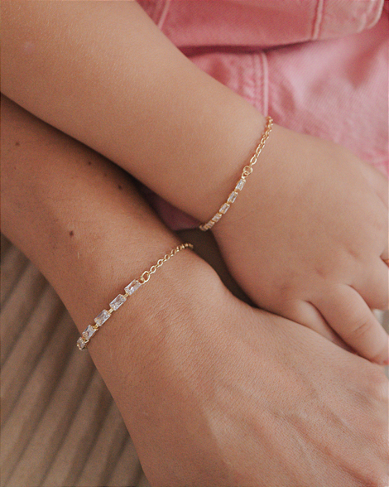 Pulseiras Mãe e Filha Alina