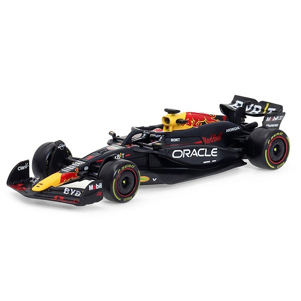 Fórmula 1 Red Bull Racing RB20 Max Verstappen 2024 1:43 Bburago c/ Display e Piloto