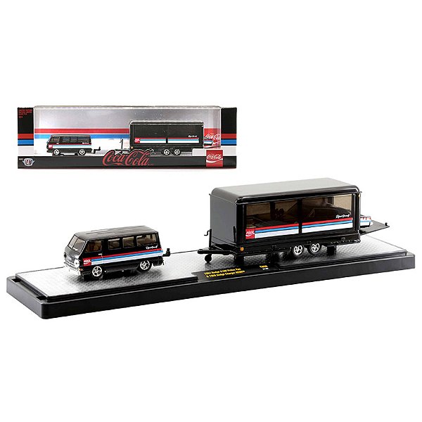 Miniatura Dodge A100 + Dodge Charger 1966 1/64 M2machines