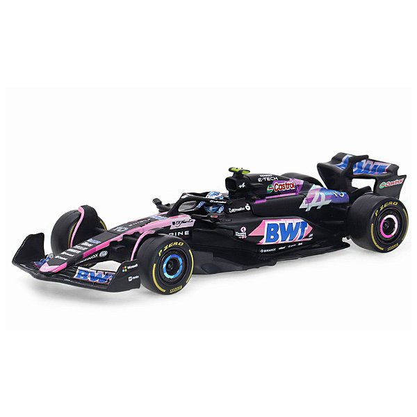 Fórmula 1 Alpine A524 Pierre 2024 Bburago 1/43 Case Acrilico