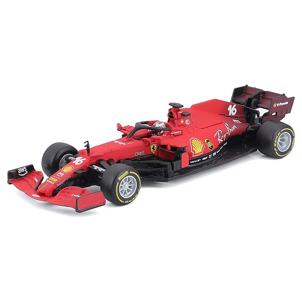 Miniatura F1 SF21  #16 Charles 1:43 Bburago Case Acrilico