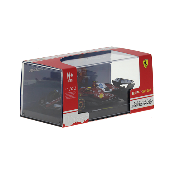F1 Ferrari Sf-25 Lewis Hamilton #44 2025 1:43 Case Acrilico Vermelho