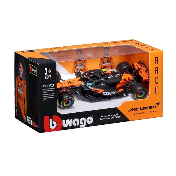 Fórmula 1 Mclaren Mcl39 2025 Norris 1:43 Bburago