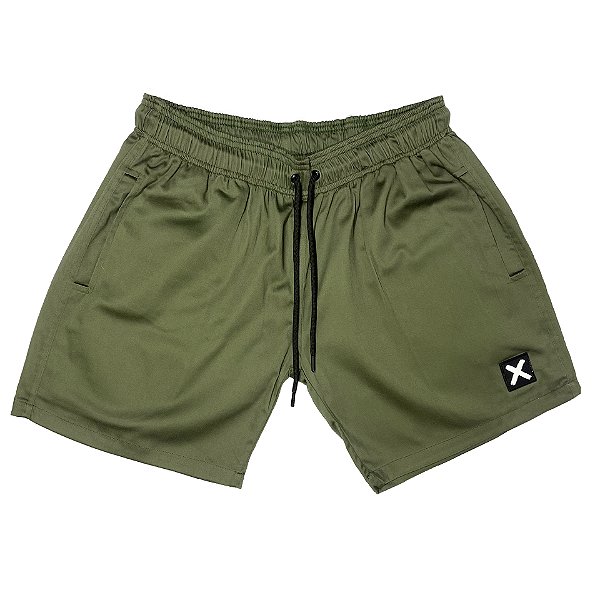 Shorts Sarja Verde Escuro