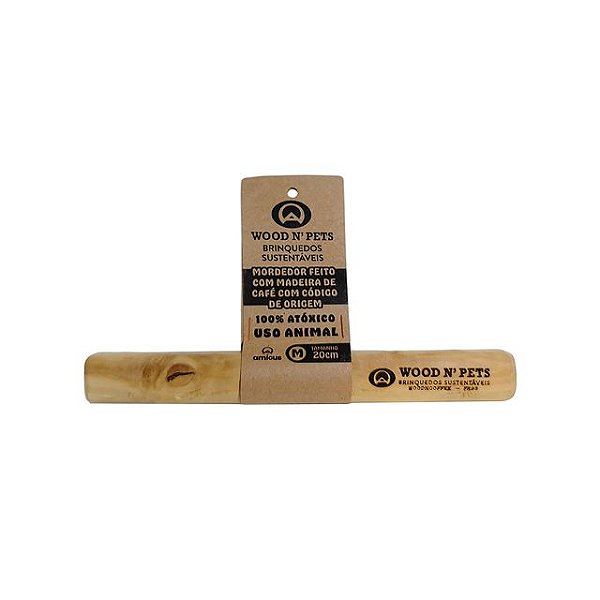 Mordedor Sustentável de Madeira Wood N'Pets - M