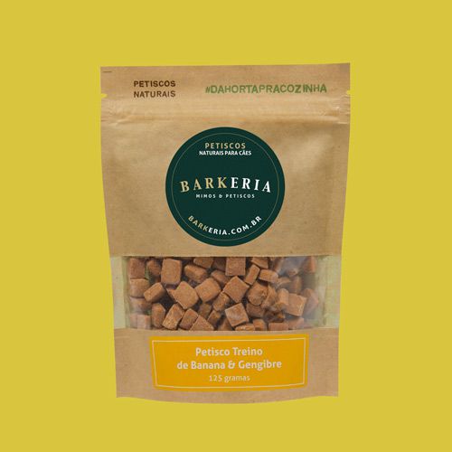 Petisco de Treino - de Banana e Gengibre Barkeria - 125g