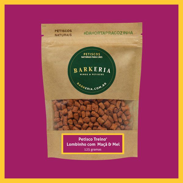 Petisco de Treino - Lombinho, Abacaxi e Mel Barkeria - 125g