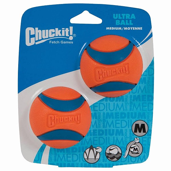 Bola Chuckit Ultra Ball M - 2 unidades