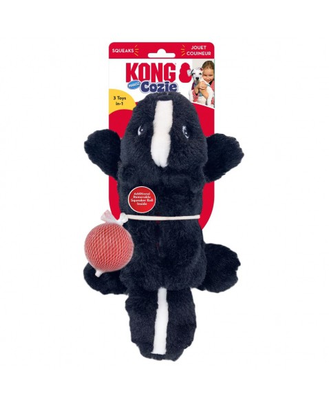 Kong Cozie Pocketz Skunk - M