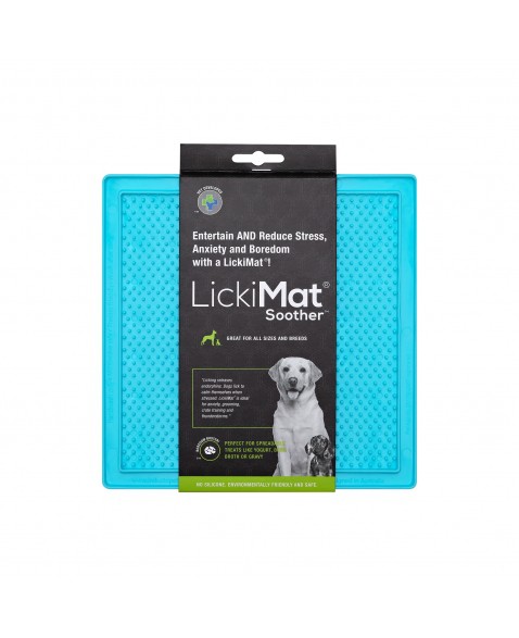 Tapete de Lamber Lickimat Soother Azul