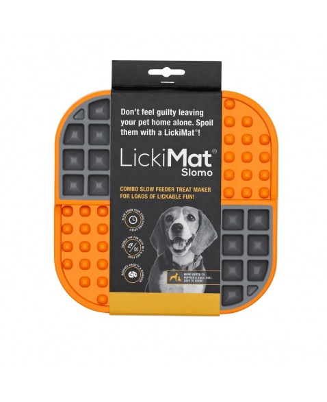 Tapete de Lamber Lickimat Slomo Laranja