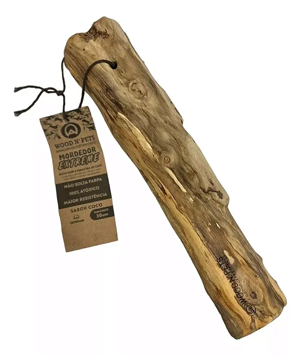 Mordedor Sustentável de Madeira Wood N'Pets - EXTREME G