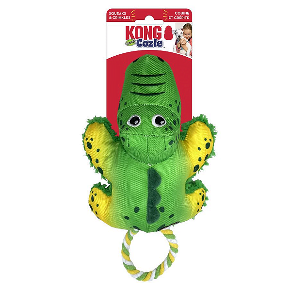 Kong Cozie Tuggz Alligator - Jacaré G