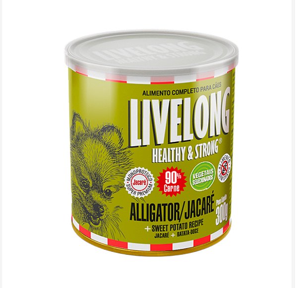 Livelong Sabor Jacaré 300g