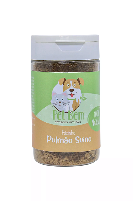 Tempero Natural de Pulmão Suíno 30g - Pet bem