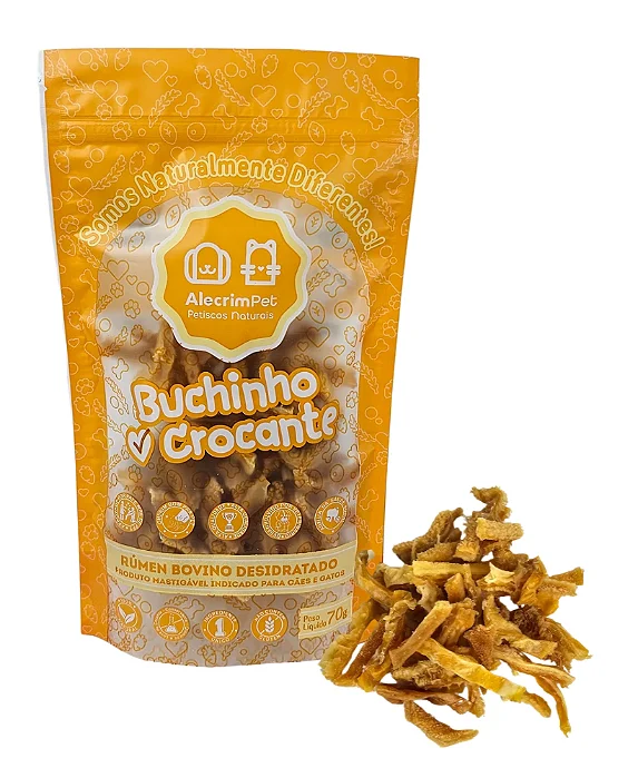 Buchinho Crocante 70g - Alecrim Pet