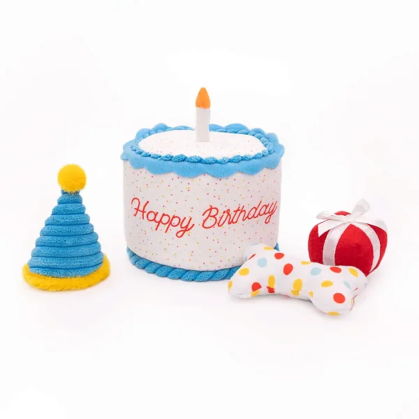 Pelúcia Interativa Burrow Birthday Cake - Zippy Paws