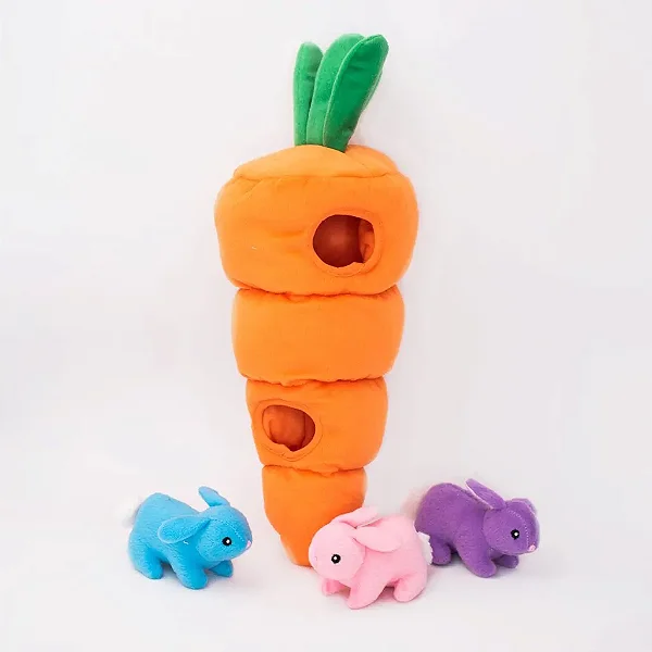 Pelúcia Interativa Burrow Easter Carrot - Zippy Paws