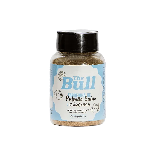 Saborizante Farofinha de Pulmão Suíno e Cúrcuma 50g - The Bull
