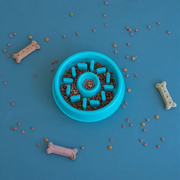 Comedouro Lento Happy Bowl Donut - Zippy Paws