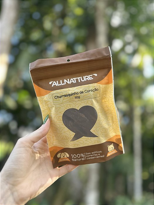 Churrasquinho de Coração Bovino 50g - All Natture