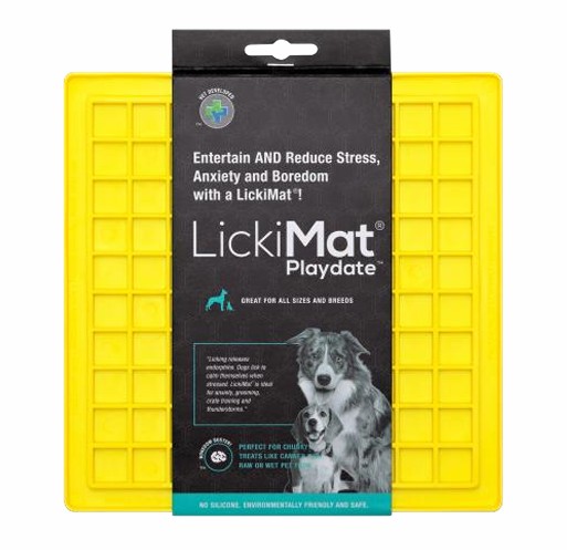 Tapete de Lamber Lickimat Playdate Amarelo