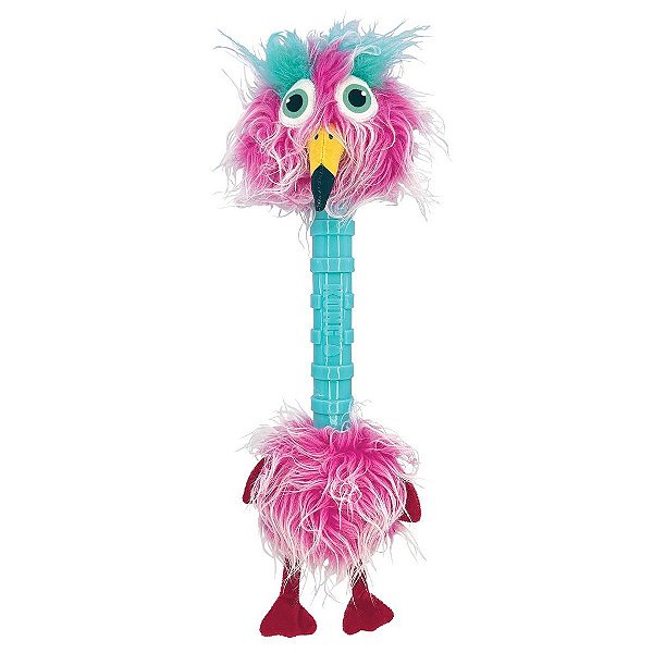 Pelúcia Kong Cruncheez Stretch Birds Rosa XG