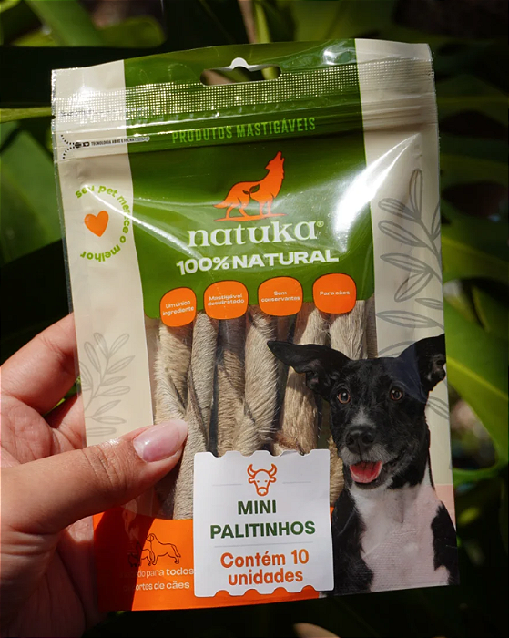 Mini Palitinhos de Pele Bovina 10un - Natuka